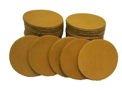 Posavasos troquelados de cuero de vaca genuino de 3,5" de diámetro Foto 1 de 2