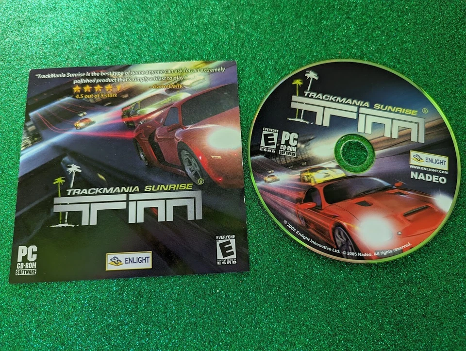 Trackmania Sunrise PC CD-ROM Juego Enlight 2005 PROBADO Windows 98 SE 2000 Me XP Foto 1 de 1