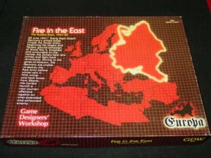 GDW 1984 Europa - Fire in the East game - WW2 Eastern Front Russia (UNPUNCHED) - Picture 1 of 12