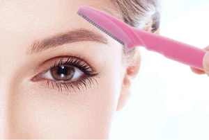 4 maquinillas de afeitar faciales estilo moldeador de cejas de precisión para ojos con SS AntiBac Dermaplane Reino Unido - Imagen 1 de 7