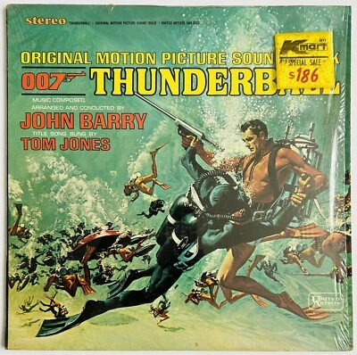 James Bond 007 Thunderball Soundtrack - Vinyl LP - United Artists 1965 Cleaned - Image 1 of 4