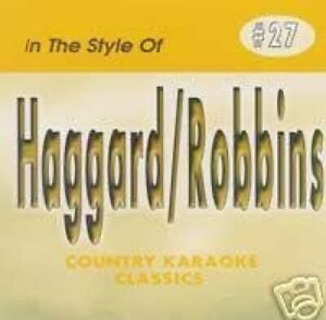 Merle Haggard MARTY ROBBINS Karaoke CD CDG 15 Songs Okie From Muskogee EL PASO 