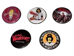 1,25" SET BESTEHEND AUS 5 THE WARRIORS FILM FURIES BUTTONS PINS PINBACK [P647] - Bild 1 von 2