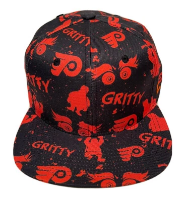 Zephyr NHL Philadelphia Flyers RARE "Gritty” Flat Bill SnapBack Hat NWT - Image 1 of 4