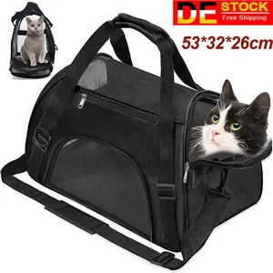 Hunde Katzen Transportbox Faltbare Hundetasche Transportboxen Autotransportbox - Bild 1 von 14