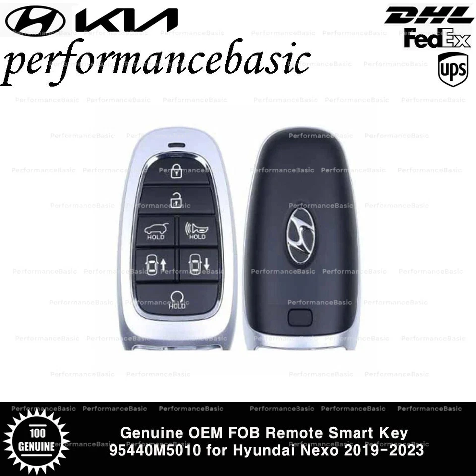 Genuine OEM FOB Remote Smart Key 95440M5010 for Hyundai Nexo 2019-2023 - Image 1 of 1