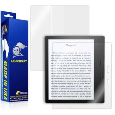 ArmorSuit Amazon Kindle Oasis 2017 & 2019 Screen Protector + Full Body Skin USA - Image 1 of 4