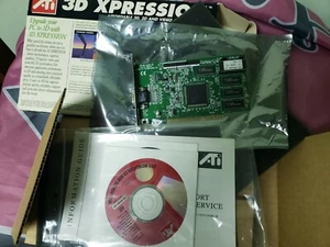 1997 ATI XPRESSION Graphics Card MACH64 PCI VGA 109-34000-00 WIN95 NEW WITH CDS - Bild 1 von 3