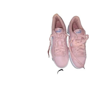 PUMA Smash V2 L Pale Pink and white size 5 - Picture 1 of 6