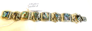Stunning Alpca mexican link bracelet~7 1/4" - Picture 1 of 6