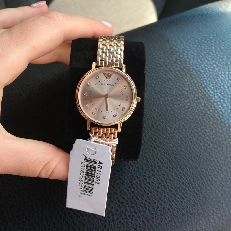 Emporio Armani AR11062 Women's Watch Rose Gold 32mm Stainless Steel