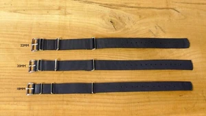 Mike Phoenix Black Wrist Watch Strap Band Military Style See Sizes - Picture 1 of 6