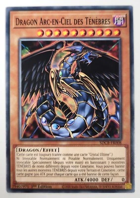 Carte Yu-Gi-Oh! - Dragon Arc-En-Ciel Des Ténèbres - SDCB-FR008 FR  1ère Edition - Photo 1/3
