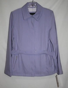 Braetan Misses MEDIUM Lavender Purple Career Jacket Blazer Belt Zip Snap Easter - Picture 1 of 12