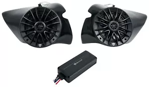 Rockville RZL6 6,5" Altoparlanti Kick Panel + Amplificatore per 2018-2019 Polaris RZR XP Turbo X - Foto 1 di 11