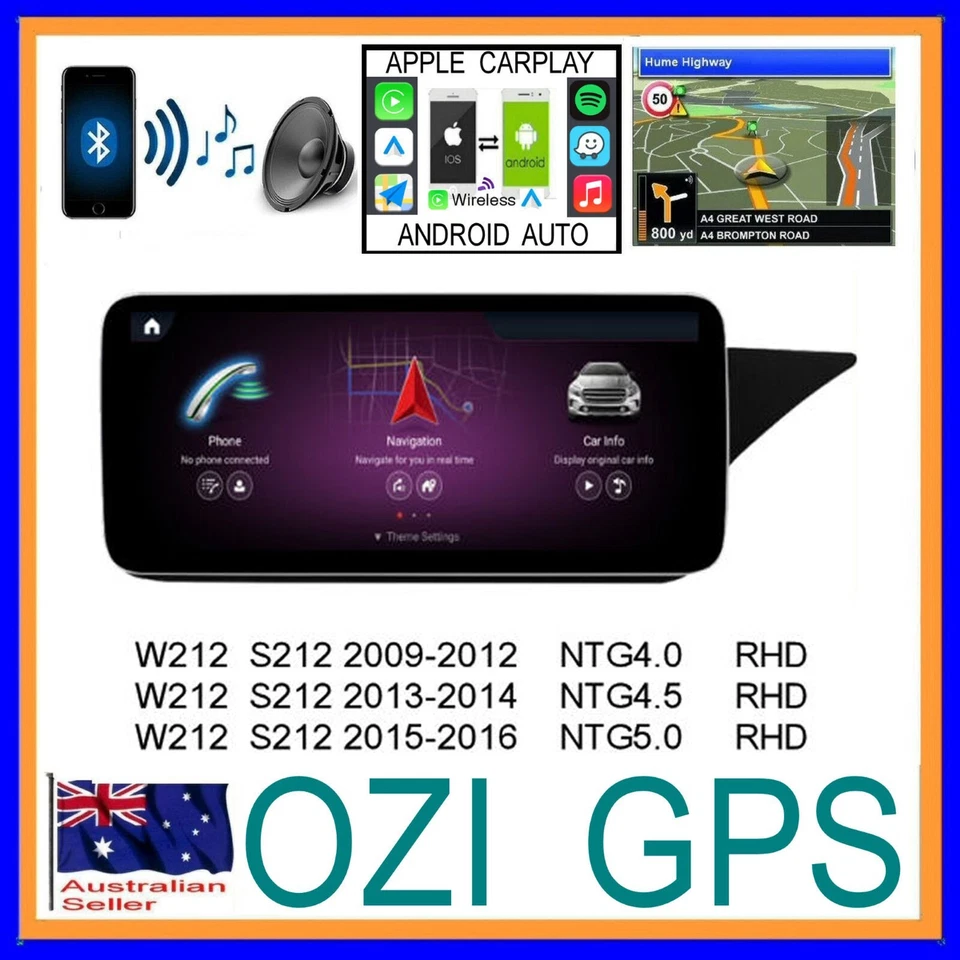 MERCEDES E CLASS A209  2009-2012 GPS WIRELESS CARPLAY ANDROID AUTO DAB DVR TPMS - Image 1 of 4