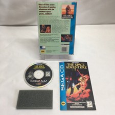 The Space Adventure Cobra Sega CD CIB Complete Manual Case Registration Card