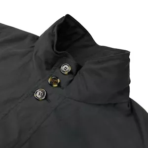 Sanyo Men’s Packed Hood Lined Overcoat Black • Large - Picture 1 of 9