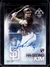 2021 Topps Transcendent VIP Ha Seong Kim Rookie Autograph Auto #4/20