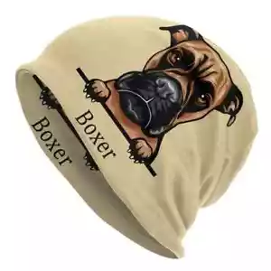 Boxer Reversible Gorro Skully Sombrero Calavera Perro Amante Regalo Invierno Tejido Damas Reino Unido - Imagen 1 de 5