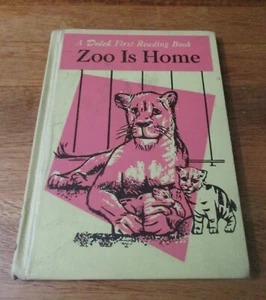 Zoo Is Home A First Reading Book Edward Dolch 1958 Hardcover Vintage Exlib - Bild 1 von 11