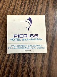 Pier 66 Hotel Marina, Fort Lauderdale, Florida Matchbook - Picture 1 of 3