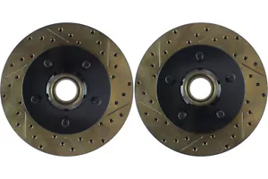Front PAIR Stoptech Disc Brake Rotor for 1988-1994 Chevrolet C1500 (43512) - Picture 1 of 6