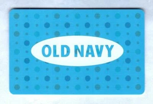 OLD NAVY Colored Dots on Blue ( 2018 ) Gift Card ( $0 ) V2 - Picture 1 of 1