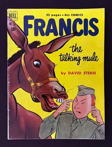 Francis the Talking Mule #1 1951 Bonita copia 1ª aplicación. Dell cuatro colores #335 1951 - Imagen 1 de 2