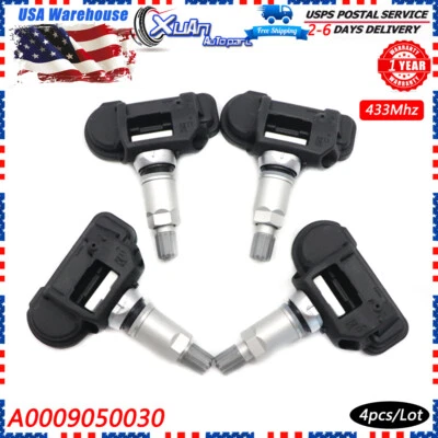 A0009050030 Para MERCEDES-Benz C300 C250 4x SENSOR DE MONITOREO DE PRESIÓN DE NEUMÁTICOS TPMS  Foto 1 de 4