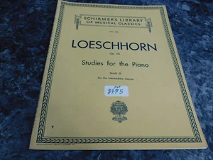 Loeschhorn Studies for the Piano Vol 315 Op 66 Book III - Picture 1 of 1