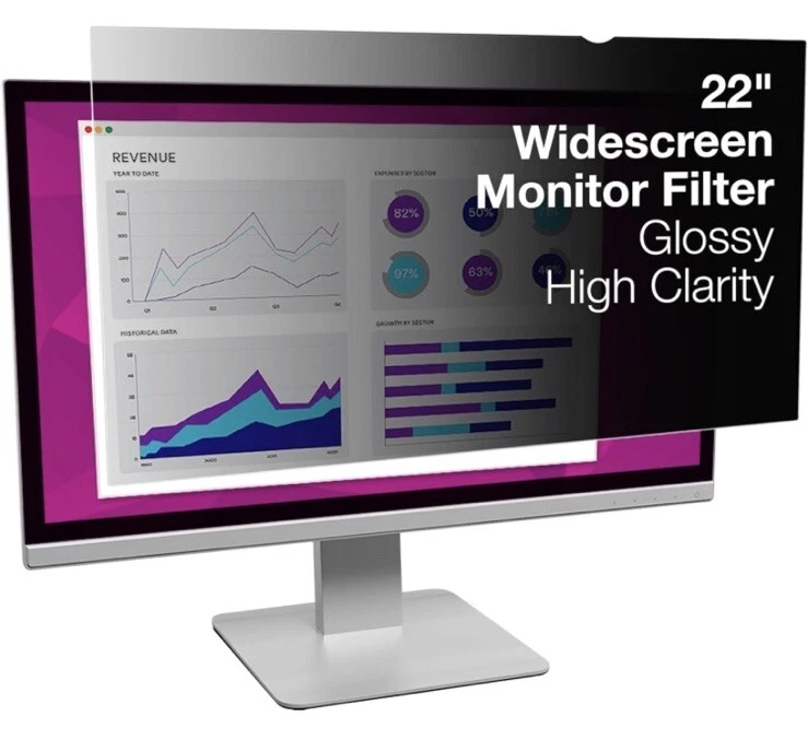 3M™ FILTERS,HCPFLCD,22"W16:10 HC220W1B 3M DATA PRODUCTS 3M™ HC220W1B - Image 1 of 4