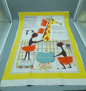 Küchenhandtuch African Hot Punch Indranthen 48x66 cm sehr guter Zustand - Bild 1 von 6