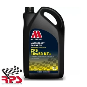 MILLERS NANODRIVE Motorsport CFS 10w50 NT+ Engine Oil 5L 5 LITRES - Picture 1 of 1