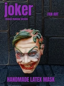 Batman..joker Latex Mask Handmade Arkham Asylum Version.Collection or Cosplay. - Picture 1 of 17