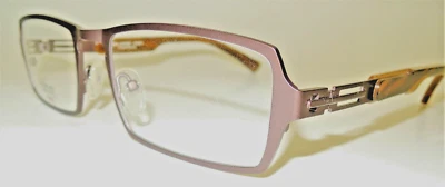 GAFAS LAFONT FAULKNER 159 MARRÓN METAL RAYADO TEMP LE 146 53 - 20 Foto 1 de 3