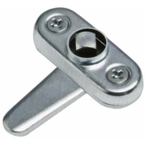 Chiavistello Quadro in acciaio Zincato per Sportelli in Ferro Fc 620 - Foto 1 di 1