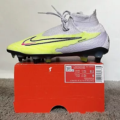 Talla 6M/7.5W- Nike Phantom GX Elite DF SG-Pro AC Barely Volt Gridiron FD0262-705 Foto 1 de 3