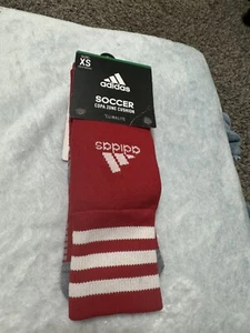 Adidas Soccer Copa Zone Cushion Climalite size XS red socks New - Picture 1 of 2