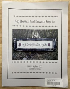 4 MY BOYS *May The Good Lord Bless And Keep You* CROSS STITCH CHART - Picture 1 of 3