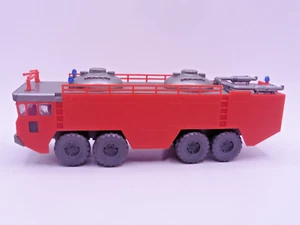 1:87 Preiser modello finito ---- Faun veicolo estintore a polvere / aeroporto vigili del fuoco - Foto 1 di 6