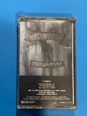 BON JOVI New Jersey NEW SEALED CASSETTE  1988 - Image 1 of 4