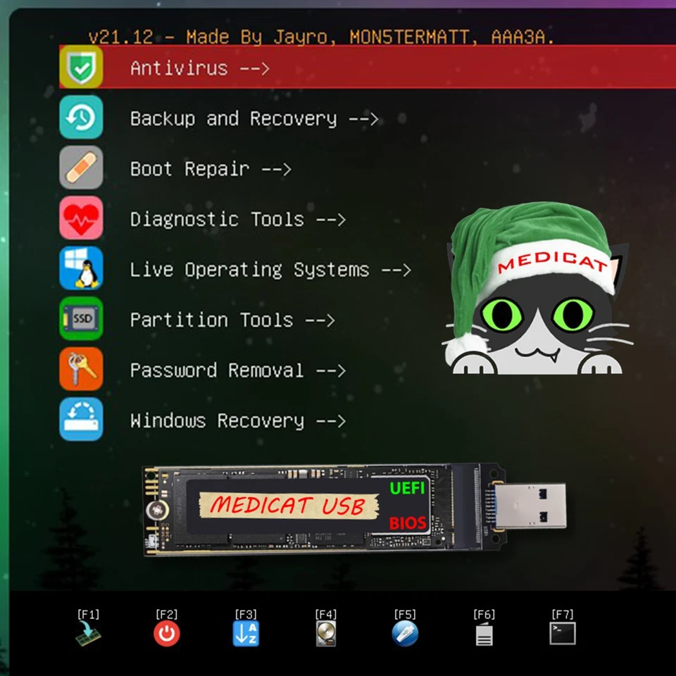 MediCat PRO IT 32GB USB 3.0 Recovery Drive | All-In-One Diagnosis RepairToolkit - Image 1 of 3