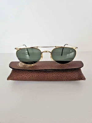 Vintage Ray-Ban B&L W1532 Deco Metals Sunglasses 1990s - Image 1 of 4