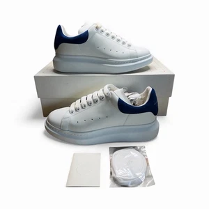 Alexander McQueen Chunky Oversized Sneaker Weiß Paris Blau Größe 39 - Bild 1 von 6