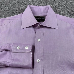 🇬🇧 Camisa de vestir Garrick Anderson London para hombre 15,5/39 lavanda - Imagen 1 de 7
