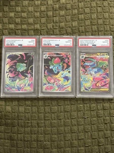 PSA 10 Bulbasaur Ivysaur Venusaur AR SAR Set Mega Brave Pokemon Japanese SEQUE - Imagen 1 de 5