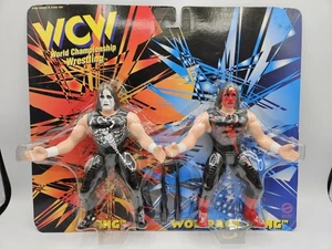WCW Sting And Wolfpack Sting 2 Pack RARE 1998 Toymakers Wrestling Figures NEW - Picture 1 of 13