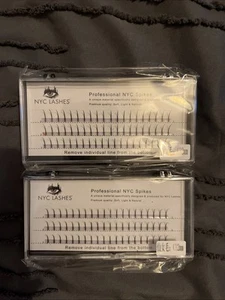 Eyelashes Individual Professional NYC Spikes C 12mm X2 - Picture 1 of 1