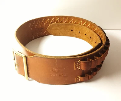 Funda munición cinturón cuero vintage HUNTER 206 MED marrón buen estado Foto 1 de 4